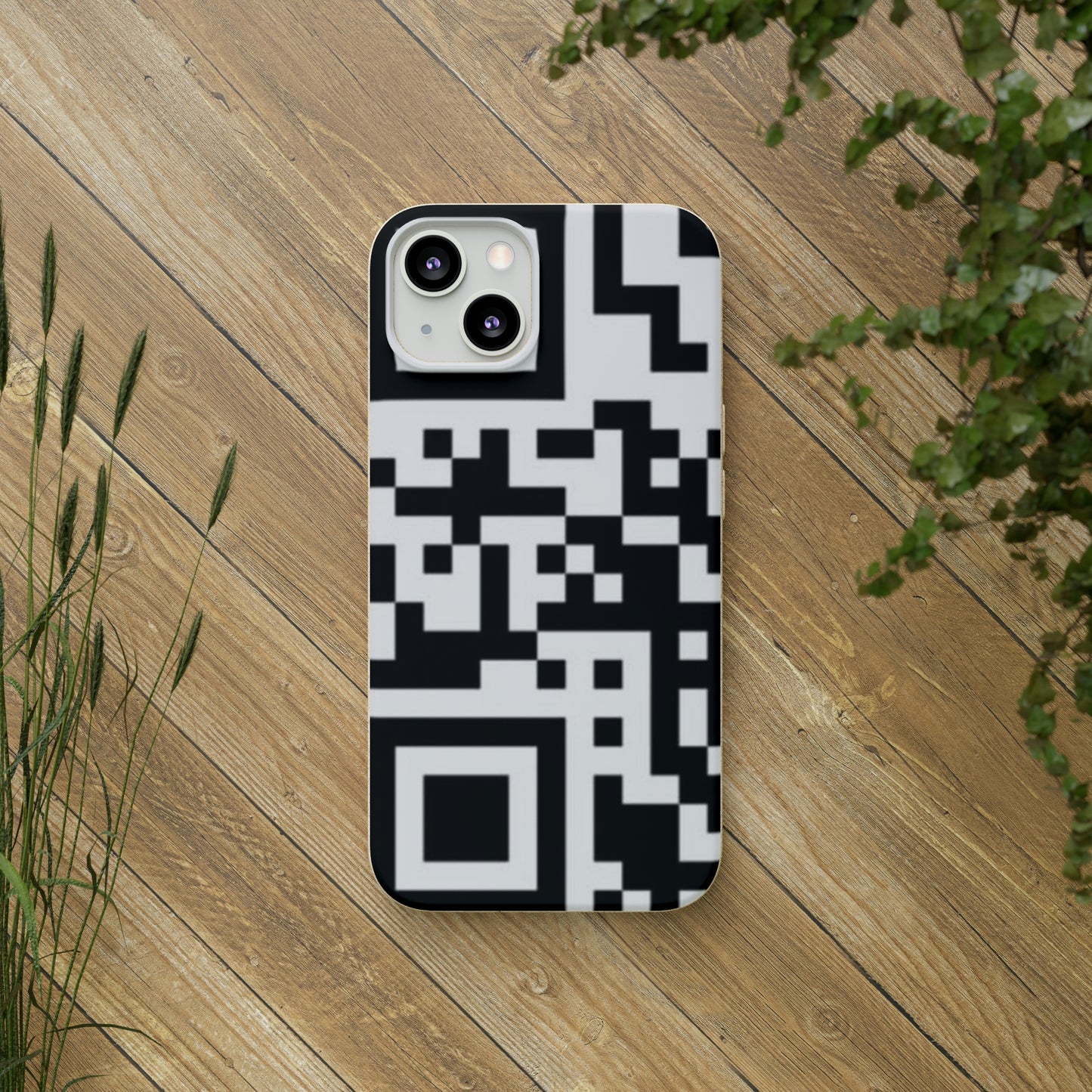 Biodegradable Towards QR Print Phone Case