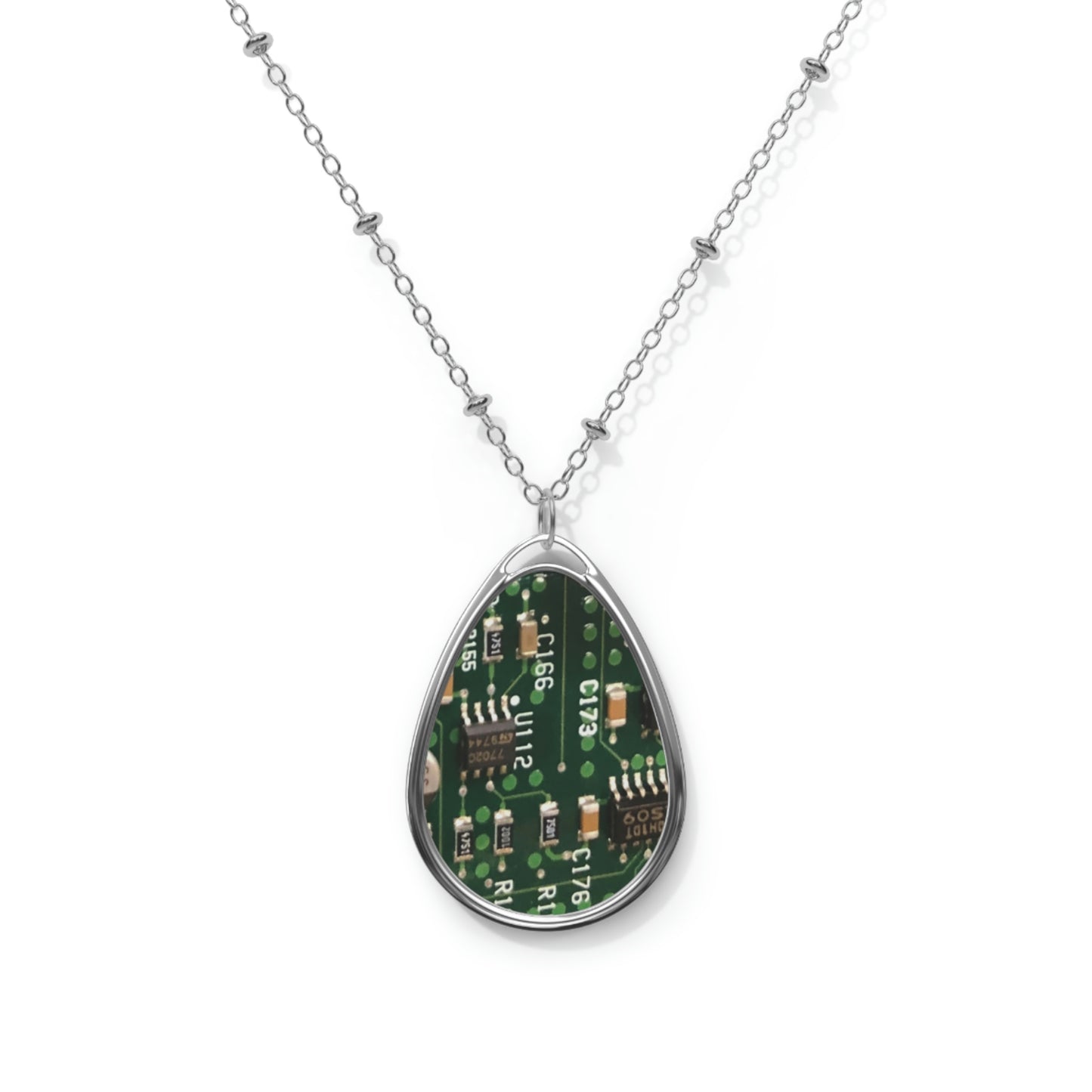 Cyber Aesthetic PCB Design Necklace