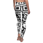QR Print Yoga Pants