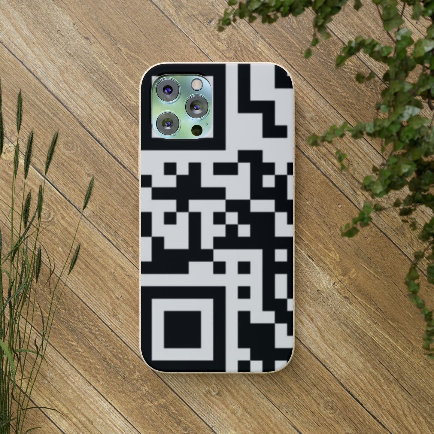 Biodegradable Towards QR Print Phone Case