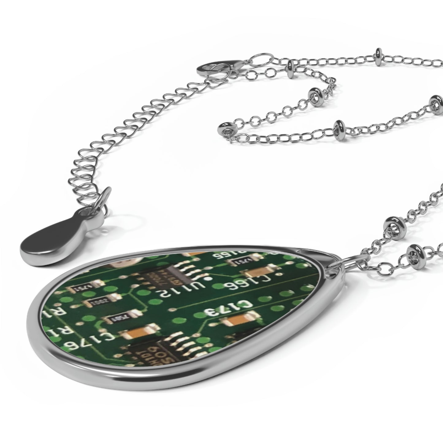 Cyber Aesthetic PCB Design Necklace