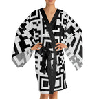 QR Print Kimono
