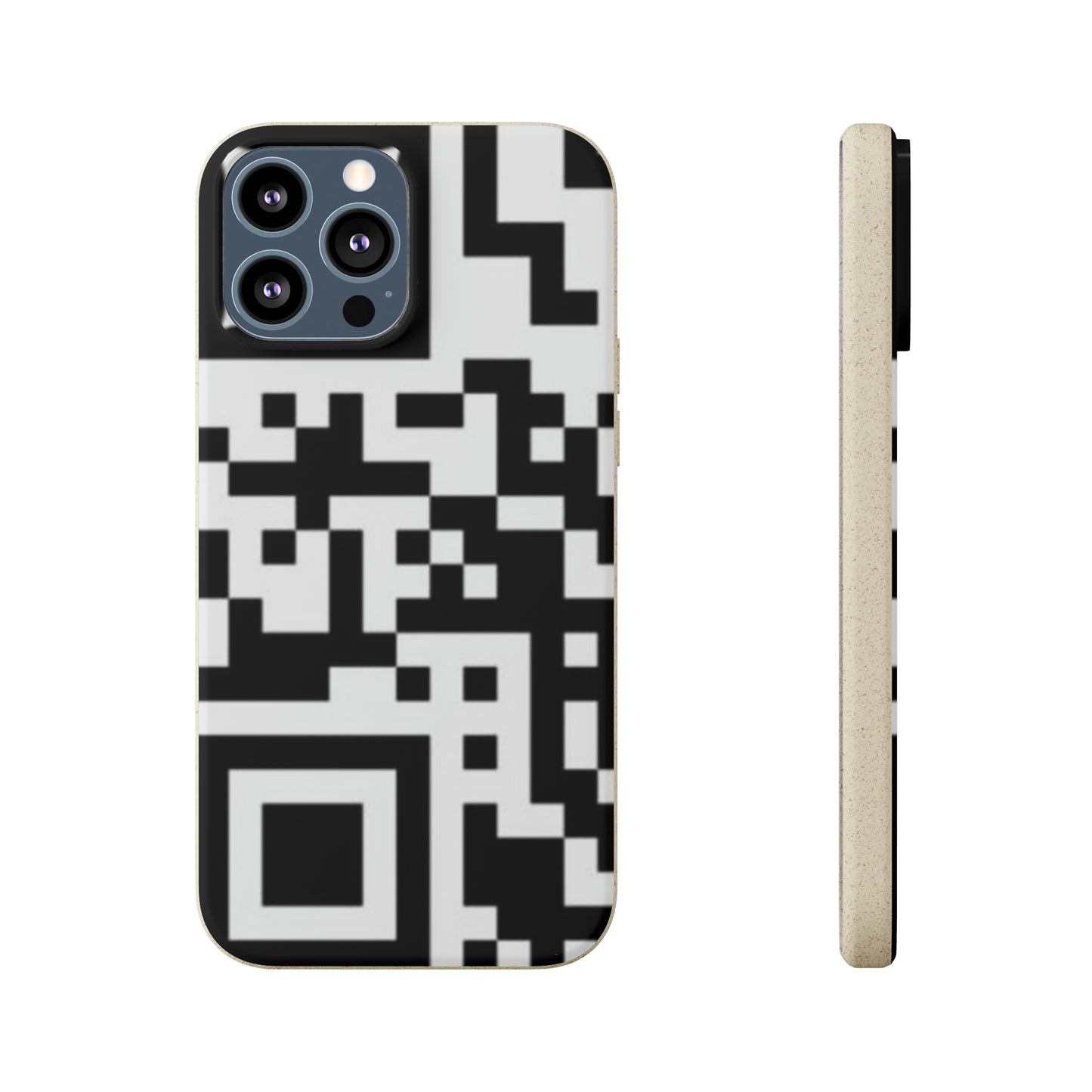 Biodegradable Towards QR Print Phone Case