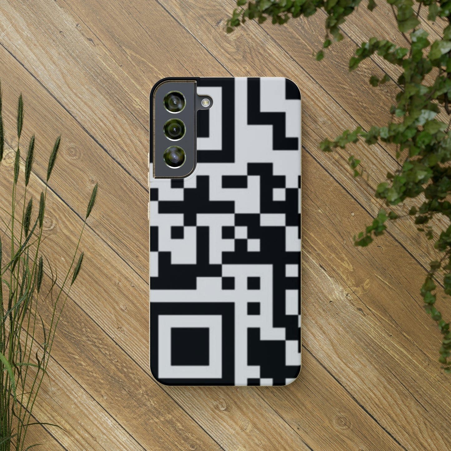 Biodegradable Towards QR Print Phone Case