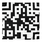 QR Print Duvet Cover