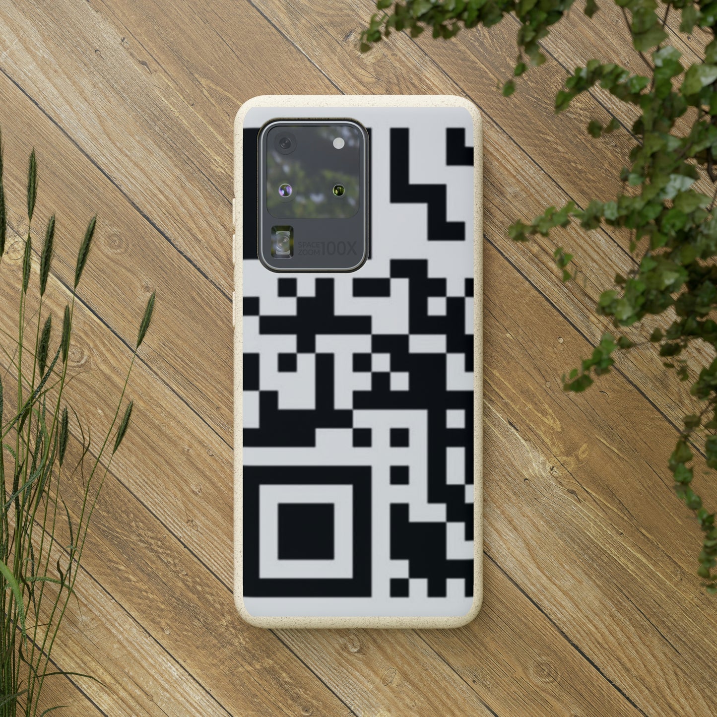 Biodegradable Towards QR Print Phone Case