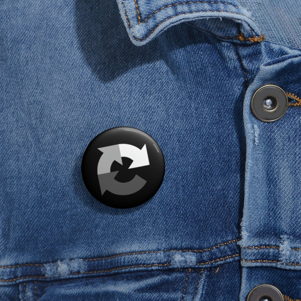 Black reCAPTCHA Pin Button