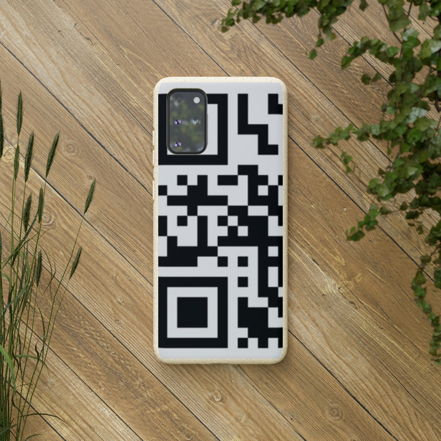 Biodegradable Towards QR Print Phone Case