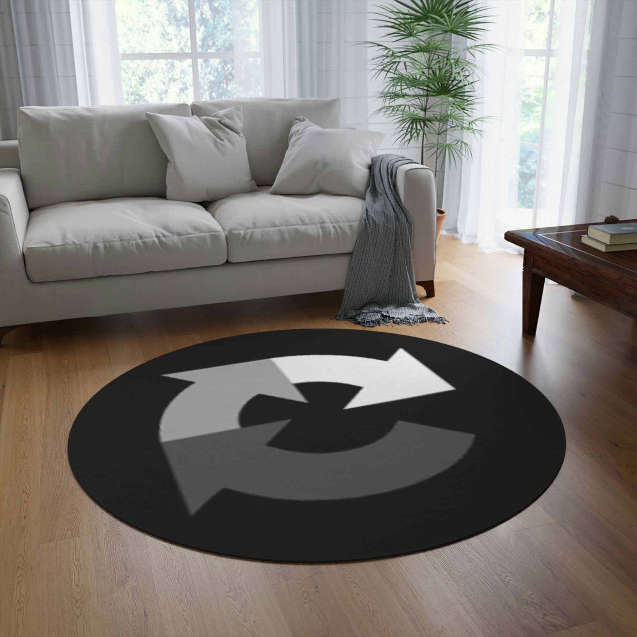 I’m Not a Robot Black Rug
