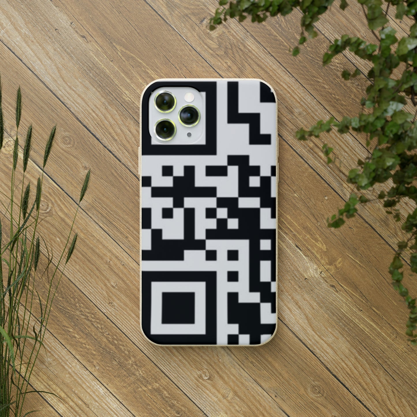 Biodegradable Towards QR Print Phone Case