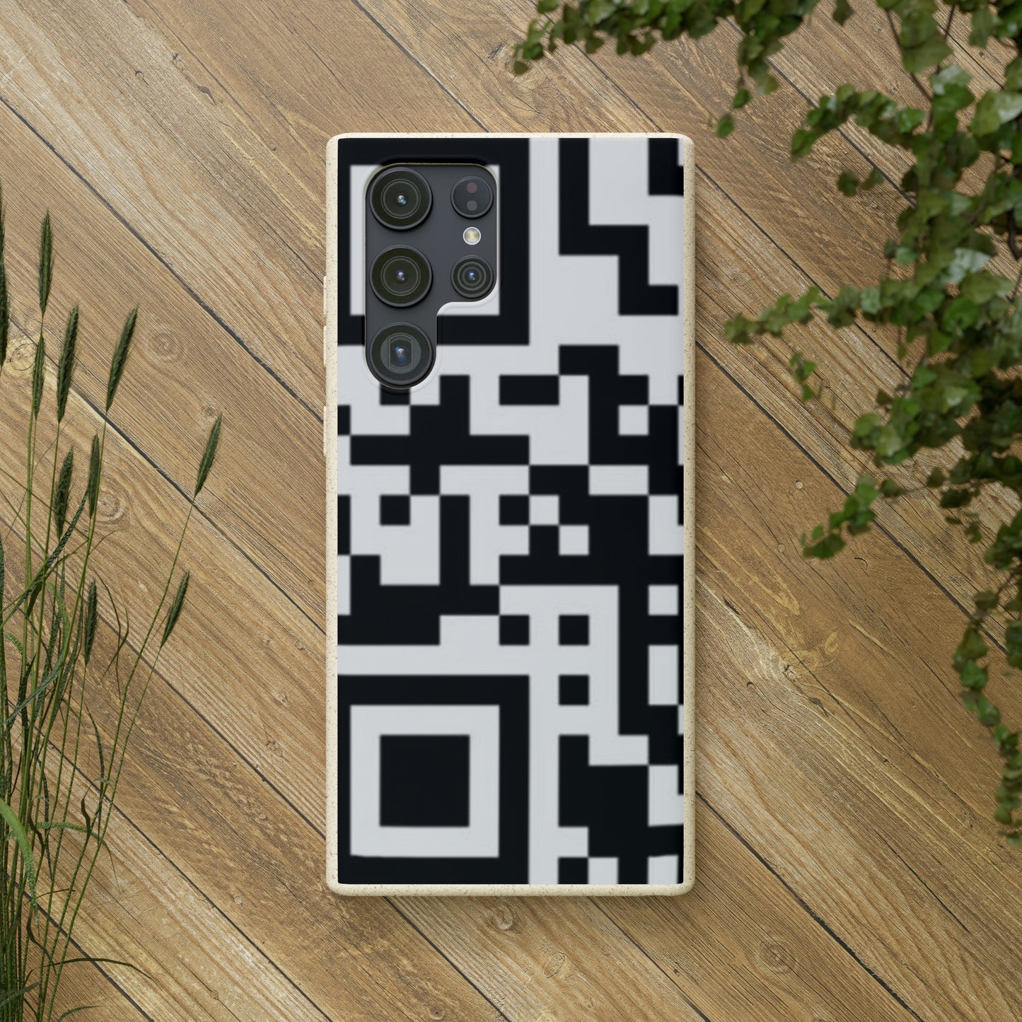 Biodegradable Towards QR Print Phone Case