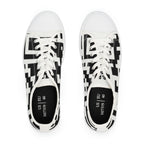 Women's QR Print Low Top Sneakers