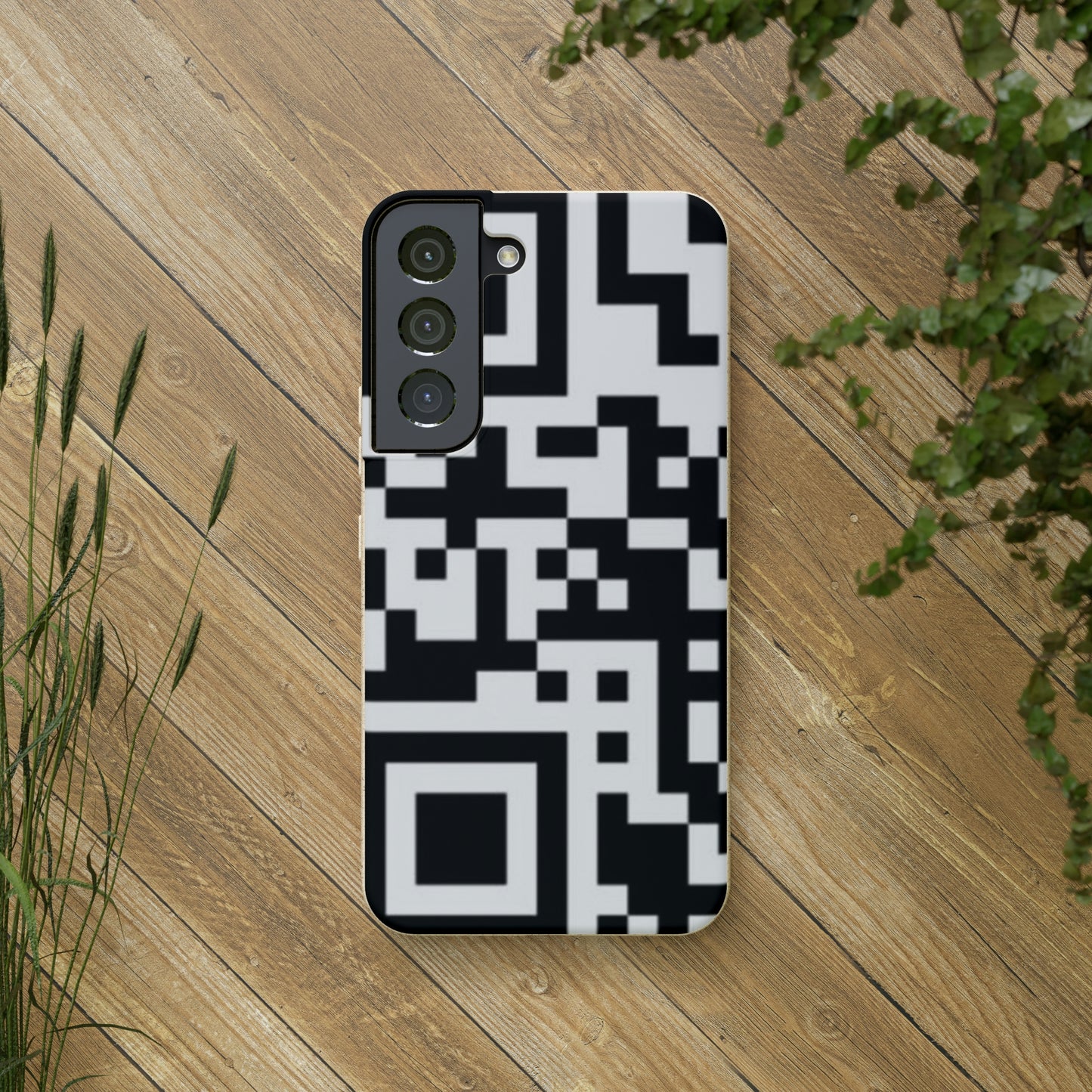 Biodegradable Towards QR Print Phone Case