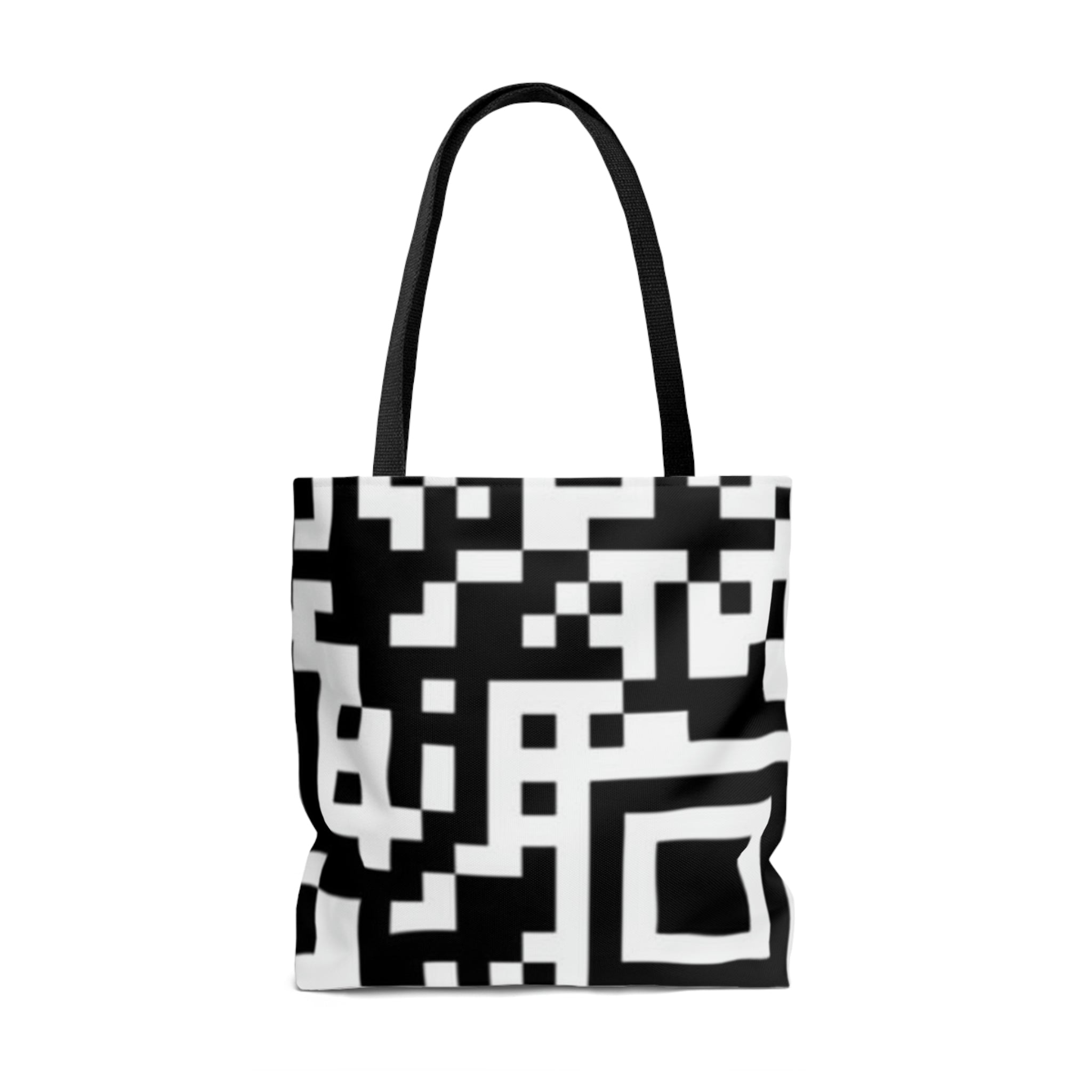 QR Print Tote Bag