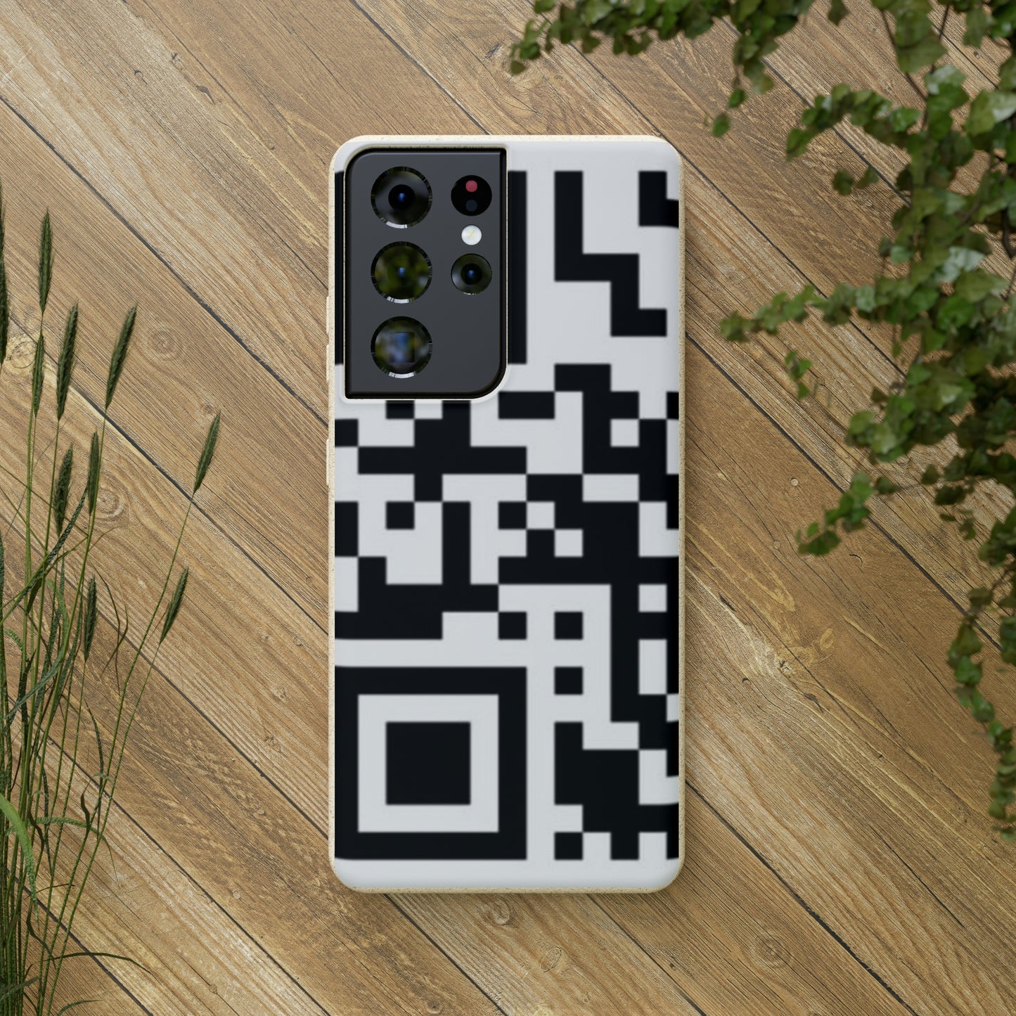 Biodegradable Towards QR Print Phone Case