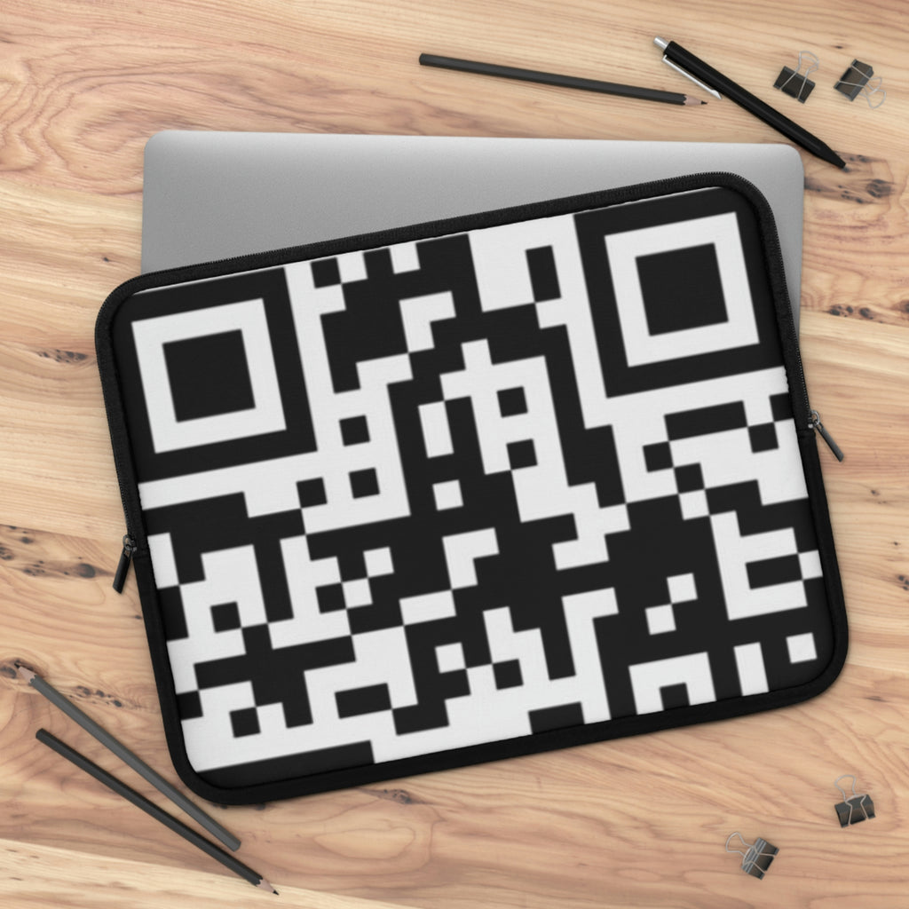 QR Print Laptop Sleeve