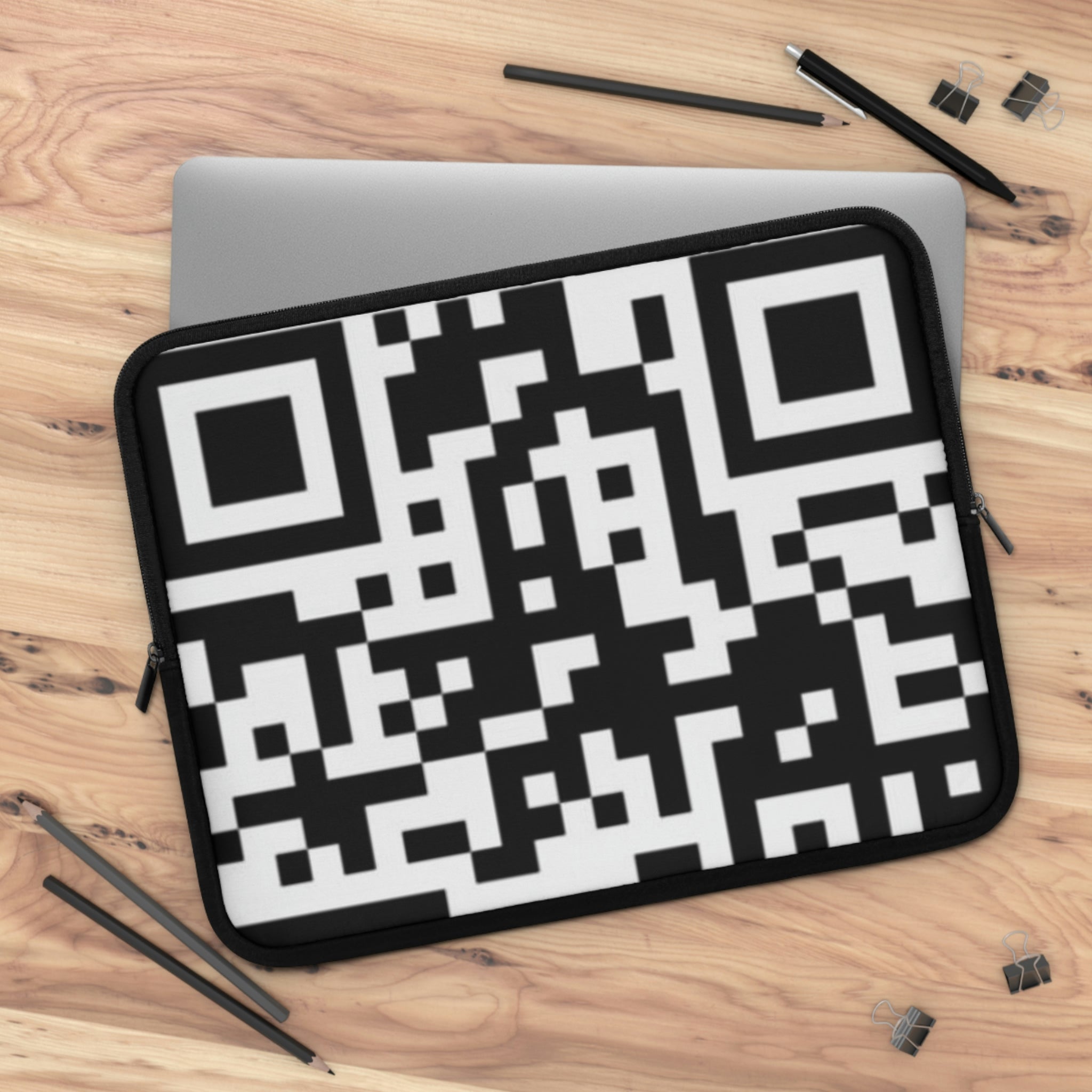 QR Print Laptop Sleeve