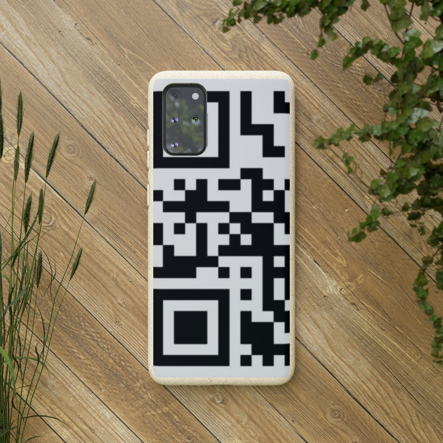 Biodegradable Towards QR Print Phone Case