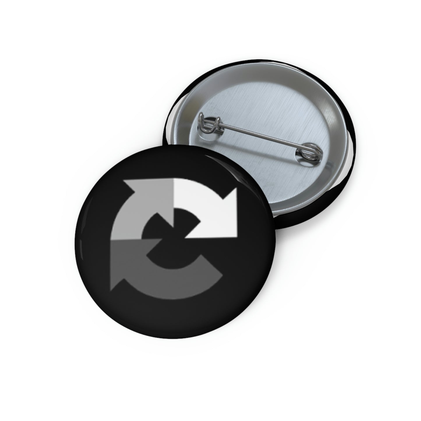 Black reCAPTCHA Pin Button