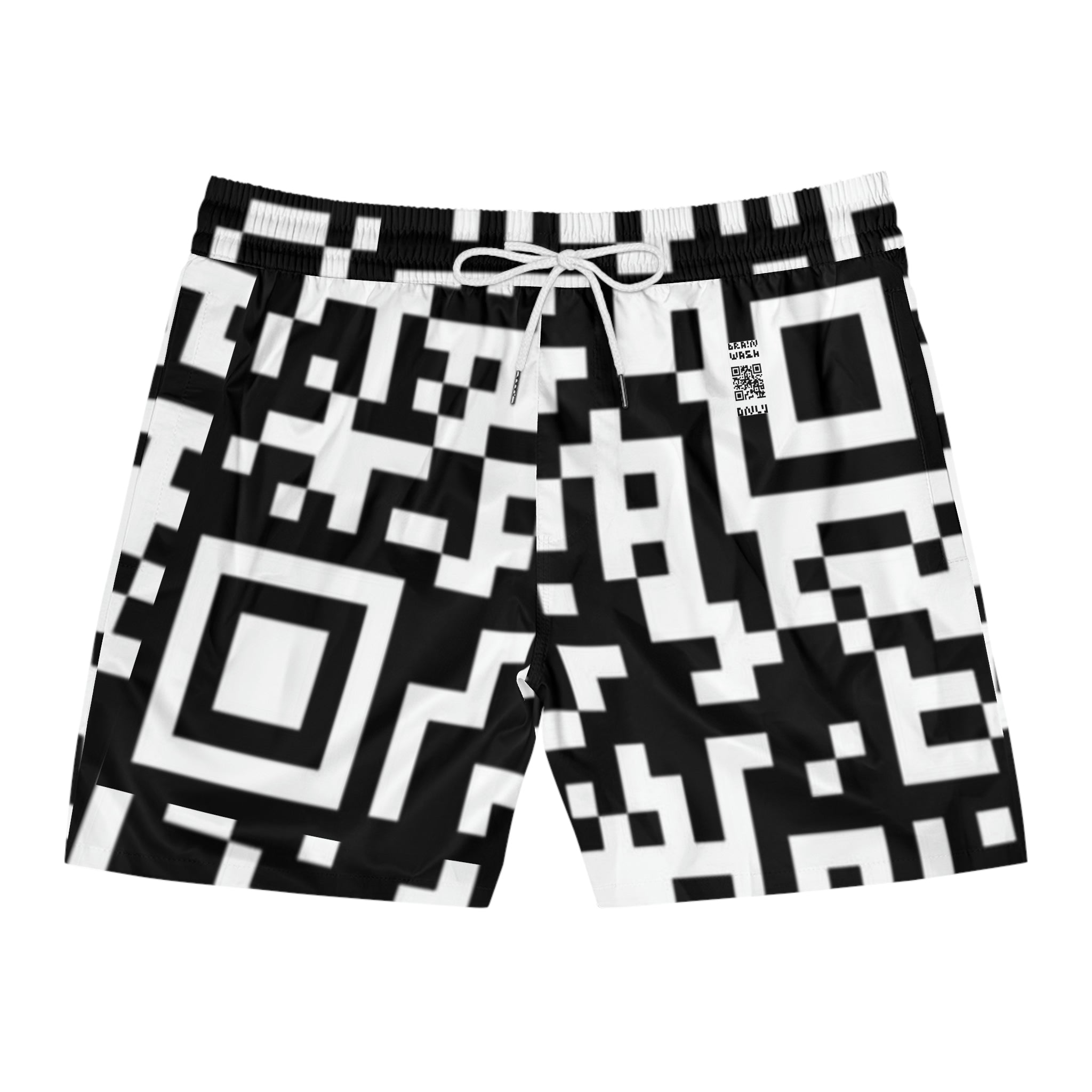 QR Print Swim Shorts
