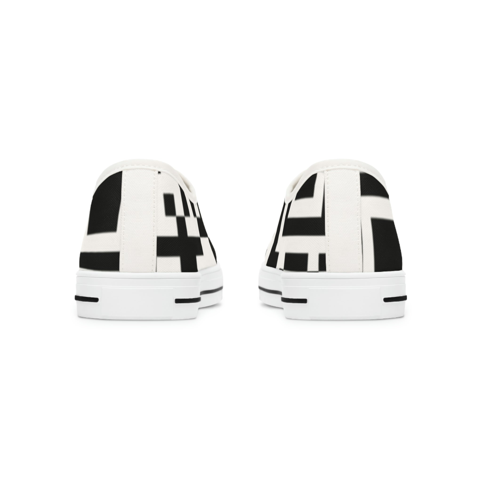 Women's QR Print Low Top Sneakers