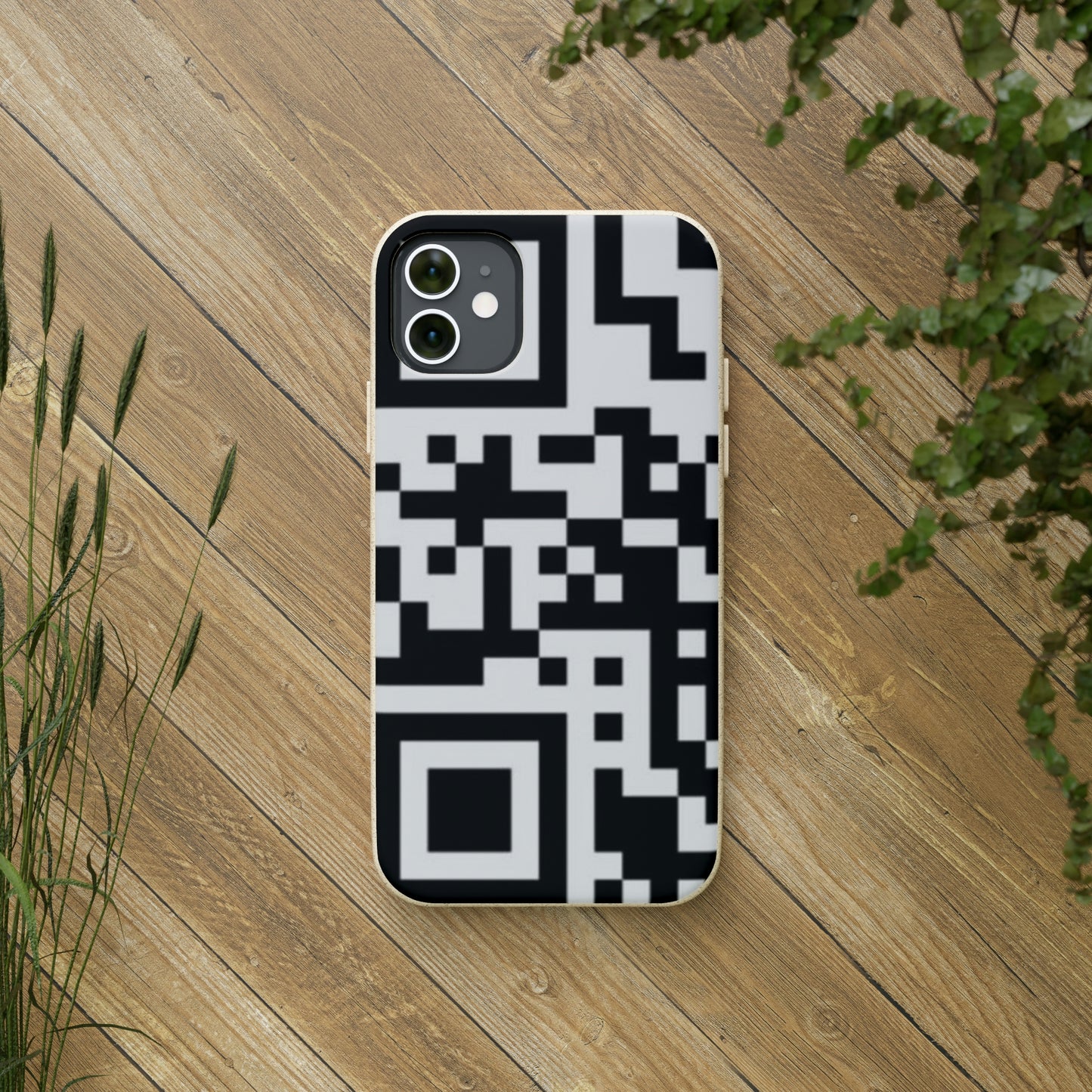 Biodegradable Towards QR Print Phone Case