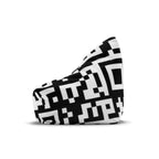 QR Print Bean Bag Chair Cover