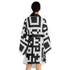 QR Print Kimono