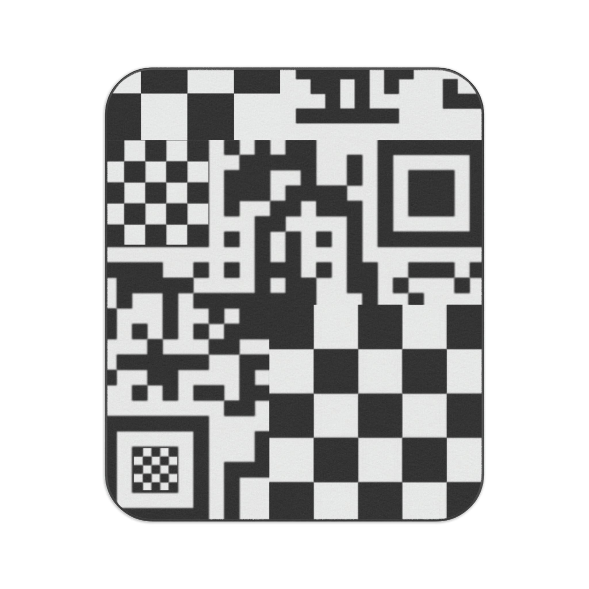 QRcore Checkered Picnic Blanket