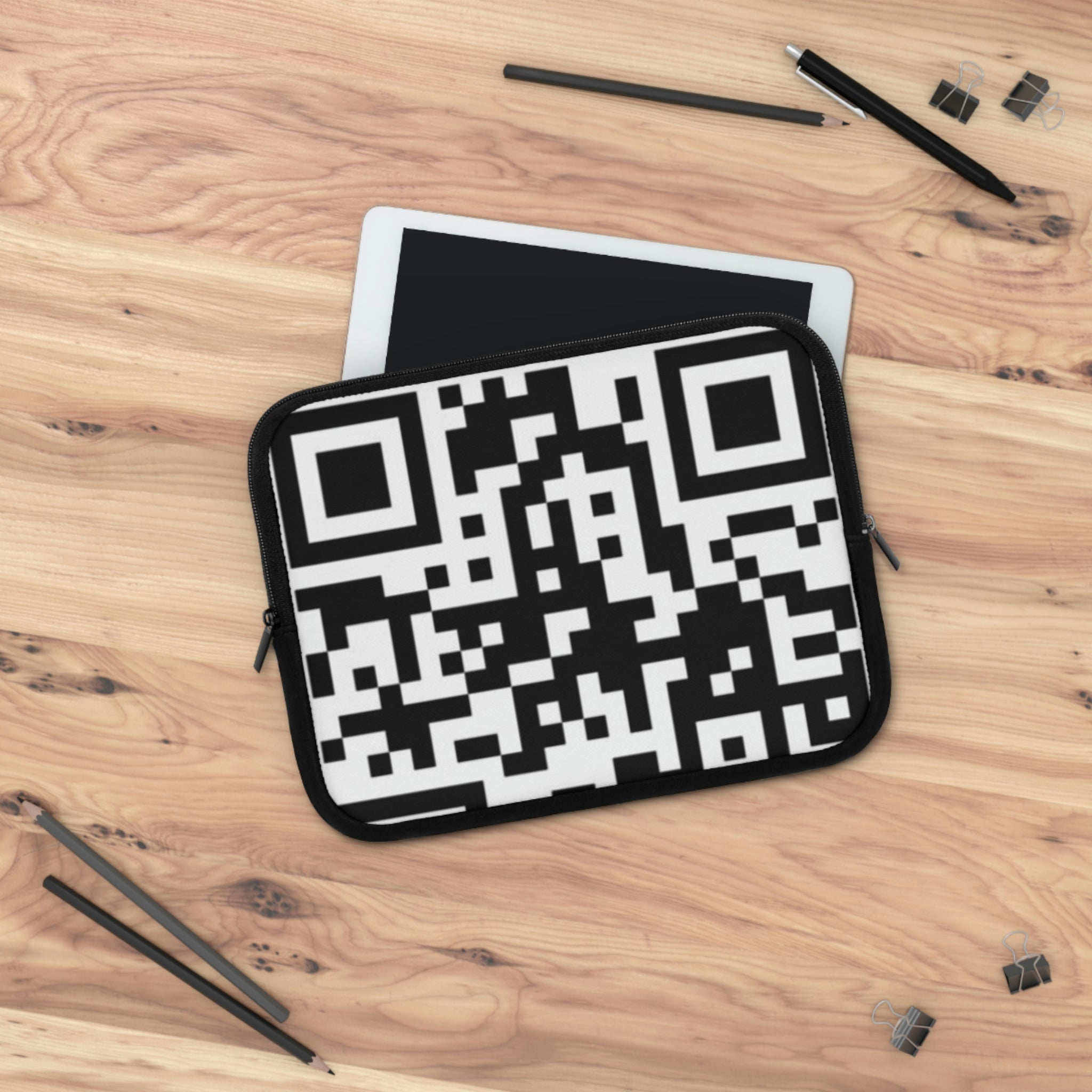 QR Print Laptop Sleeve