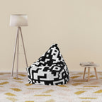 QR Print Bean Bag Chair Cover